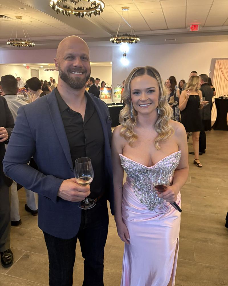 Me at a charity gala