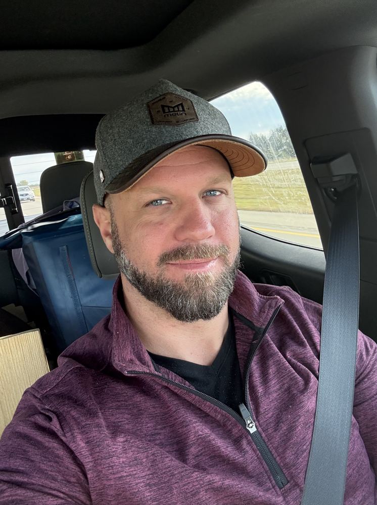 Me in my truck between appointments in Wichita
