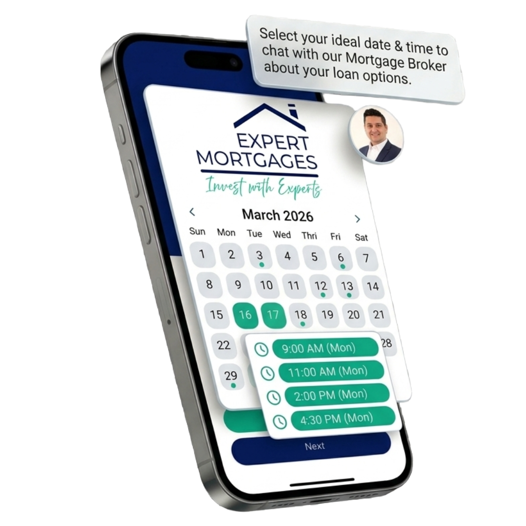 Book an appointment on your phone with Expert Mortgages