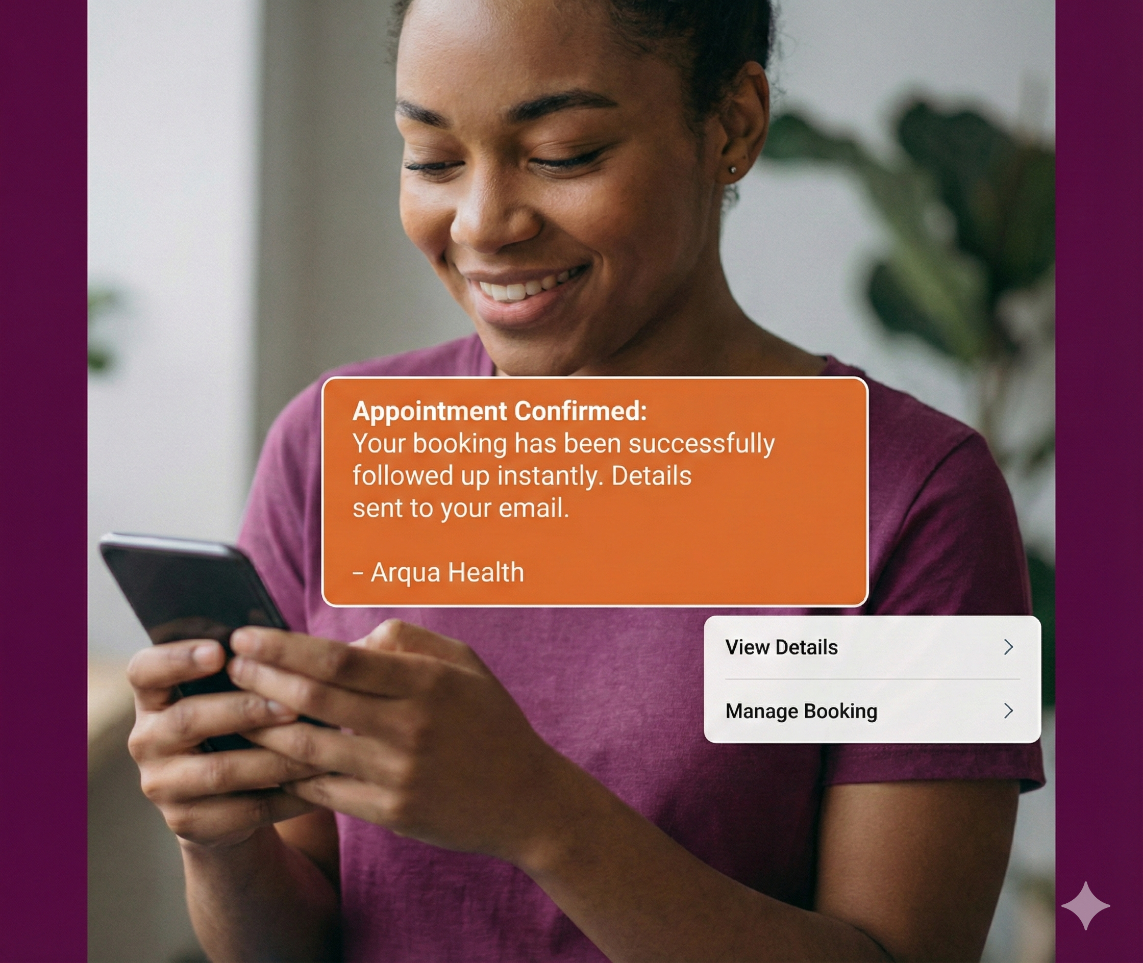 Follow up instantly after booking