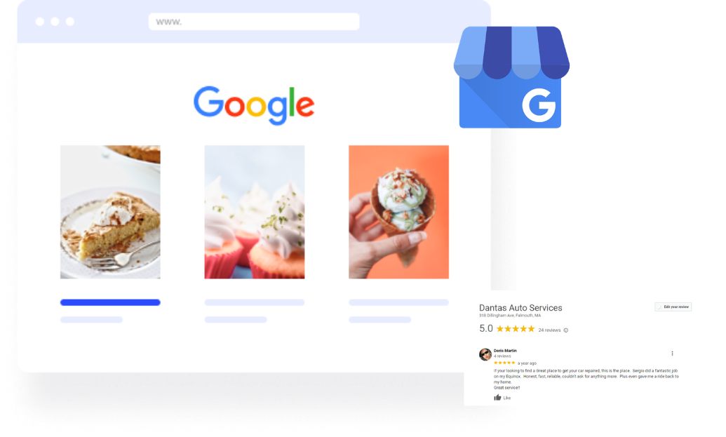 Business growth dashboard preview