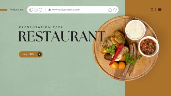 Restaurant template preview 2