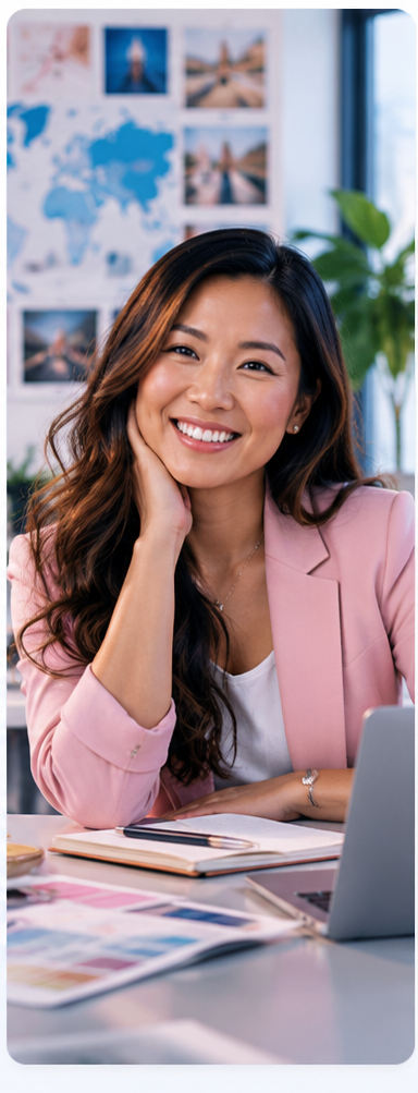 Professional representing a marketing career path
