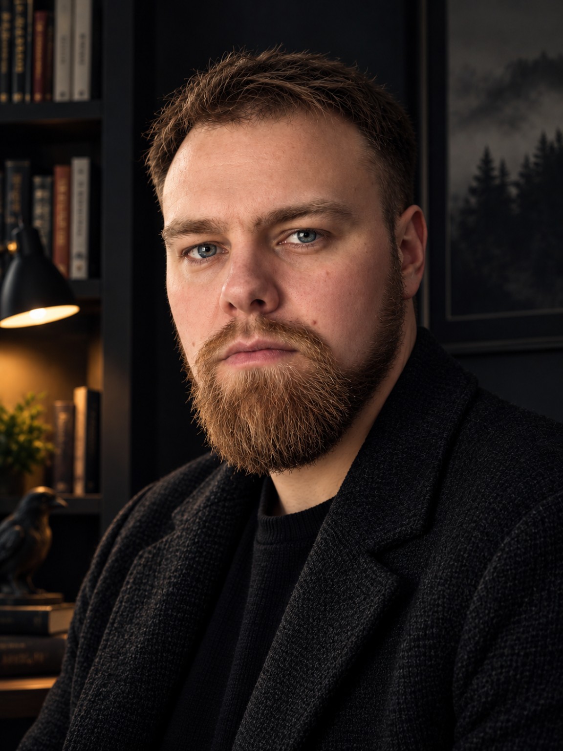 Portrett av forfatter Tom Eirik Bekkevind