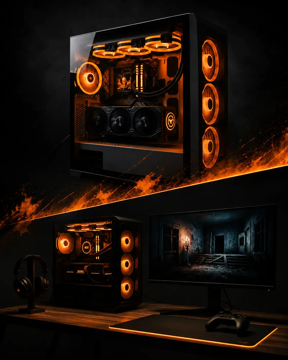 Custom gaming PC built by Salem Geeks