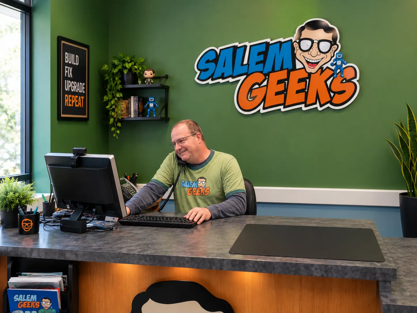 Inside the Salem Geeks shop