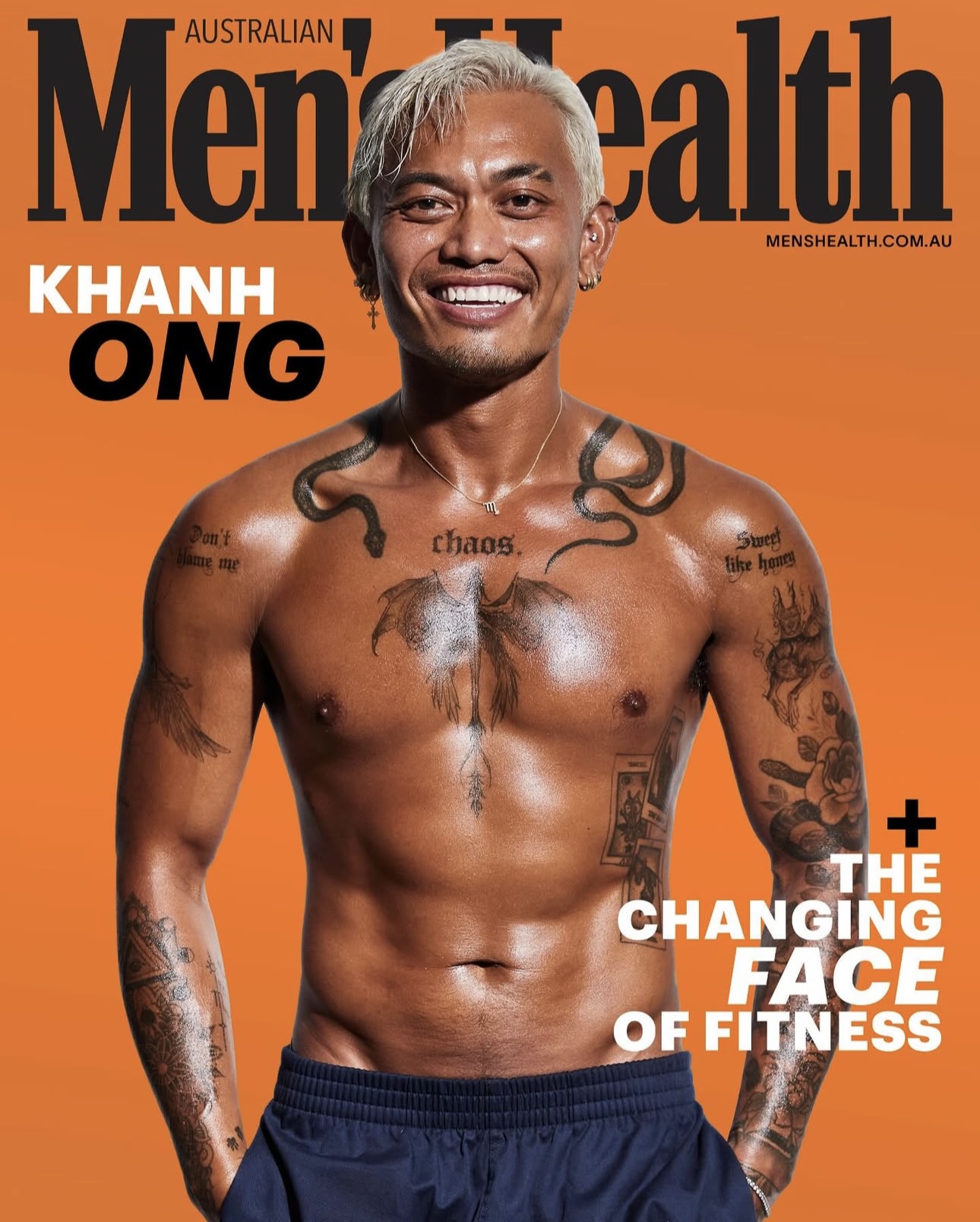 Men's Health Australia cover featuring Thrive clients