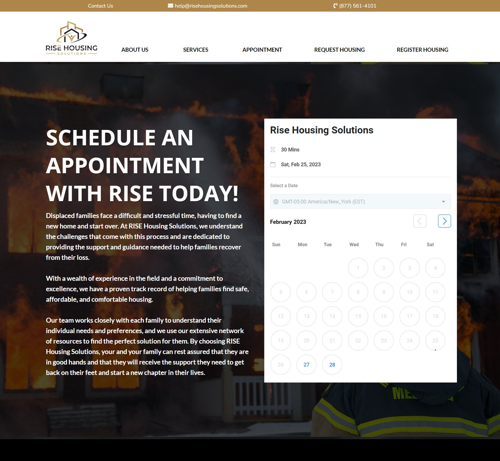 Program Schedule High Rise Schedule an Appointment | RISE Housing Solutions