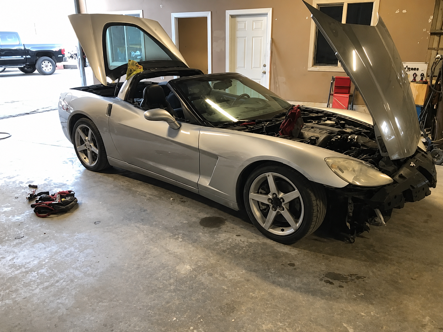 Corvette and fiberglass body repair