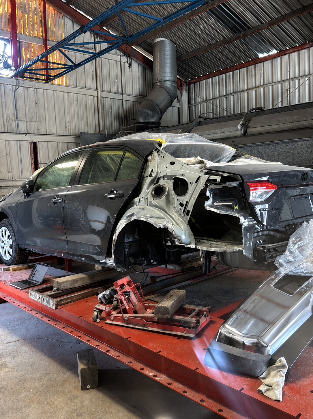 Frame straightening and structural repair