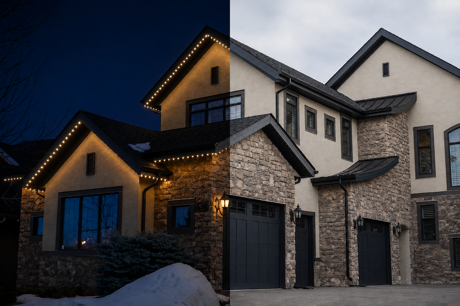 Lumenox lighting — invisible by day, brilliant by night