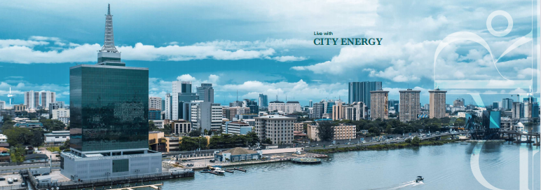 Lagoon Front Panoramic View towards Victoria Island and Ikoyi