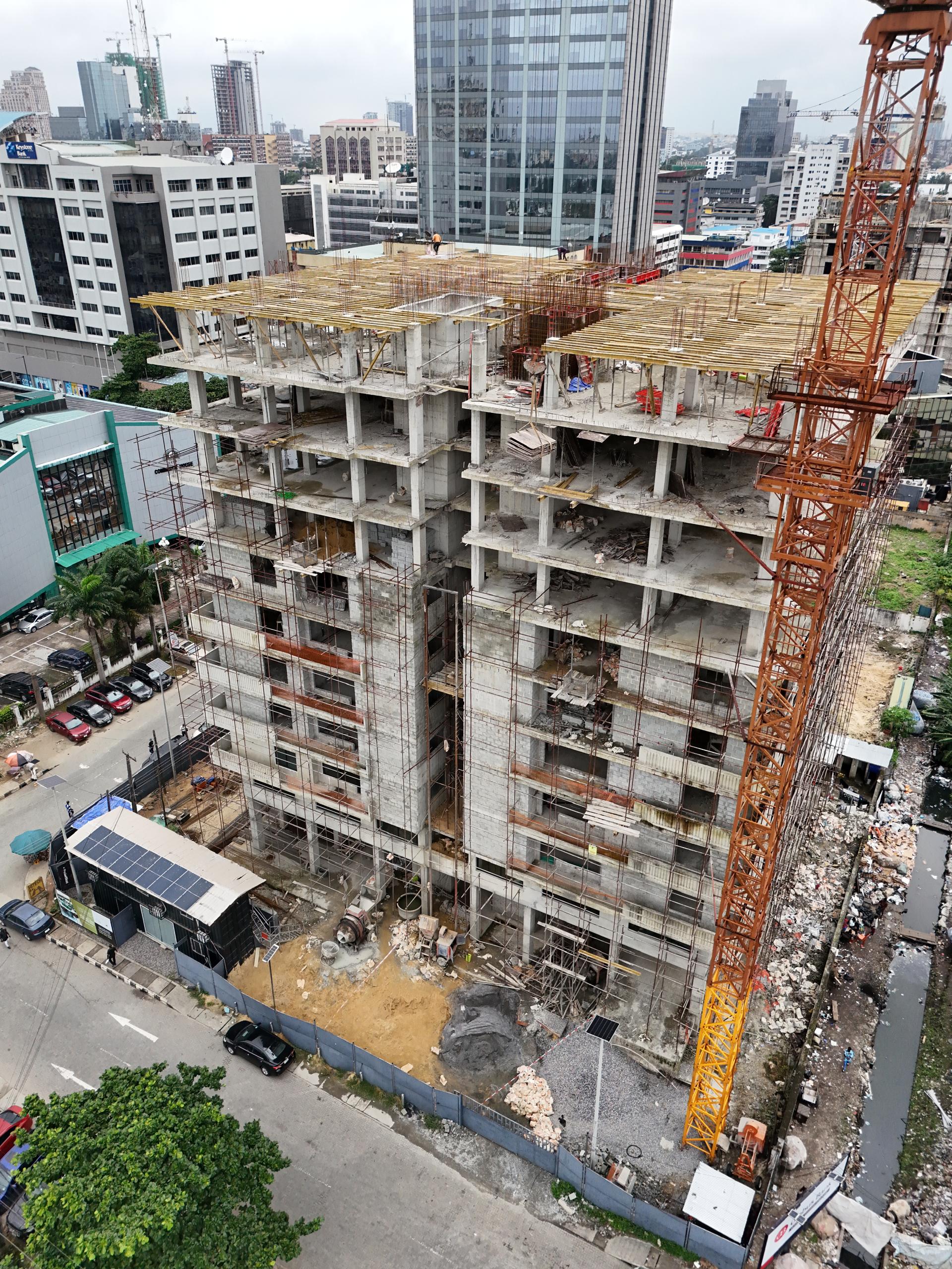 Ibeto Heights construction photograph 2