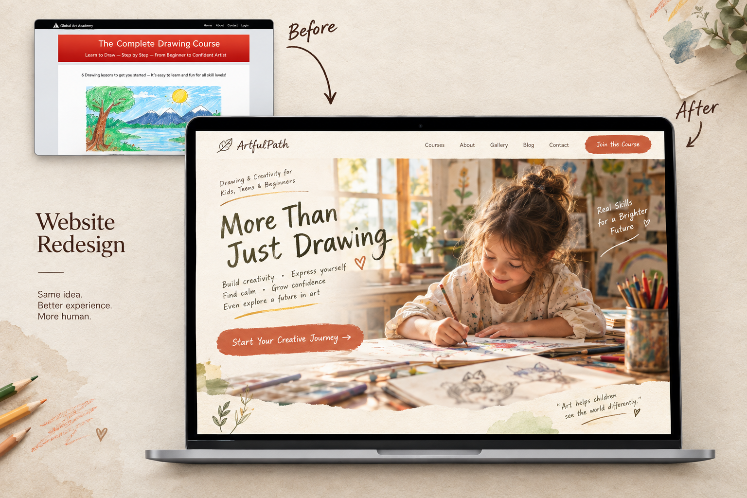 Drawing Class Website, Websites