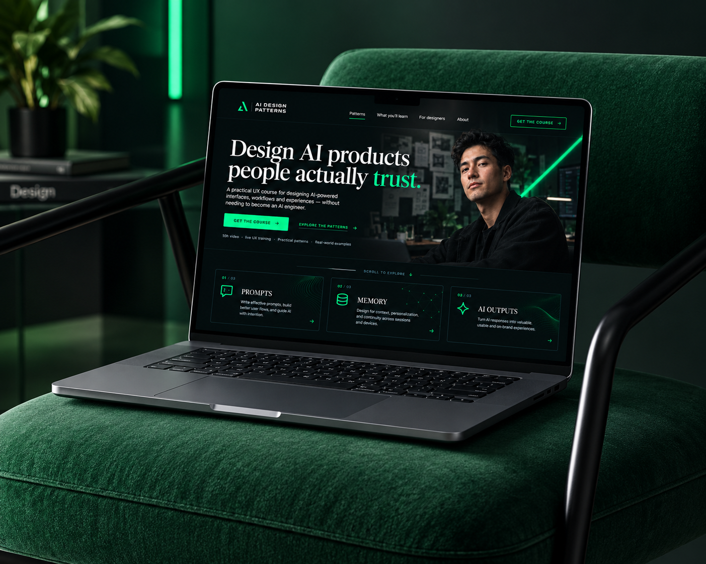 Design AI product website, Websites