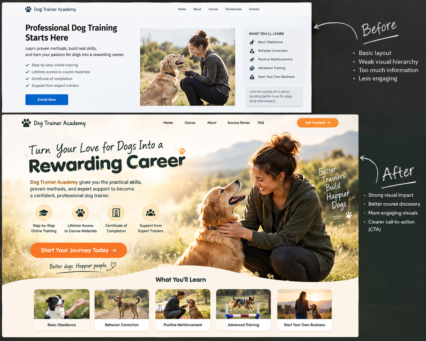 Pet Trainer Academy, Websites