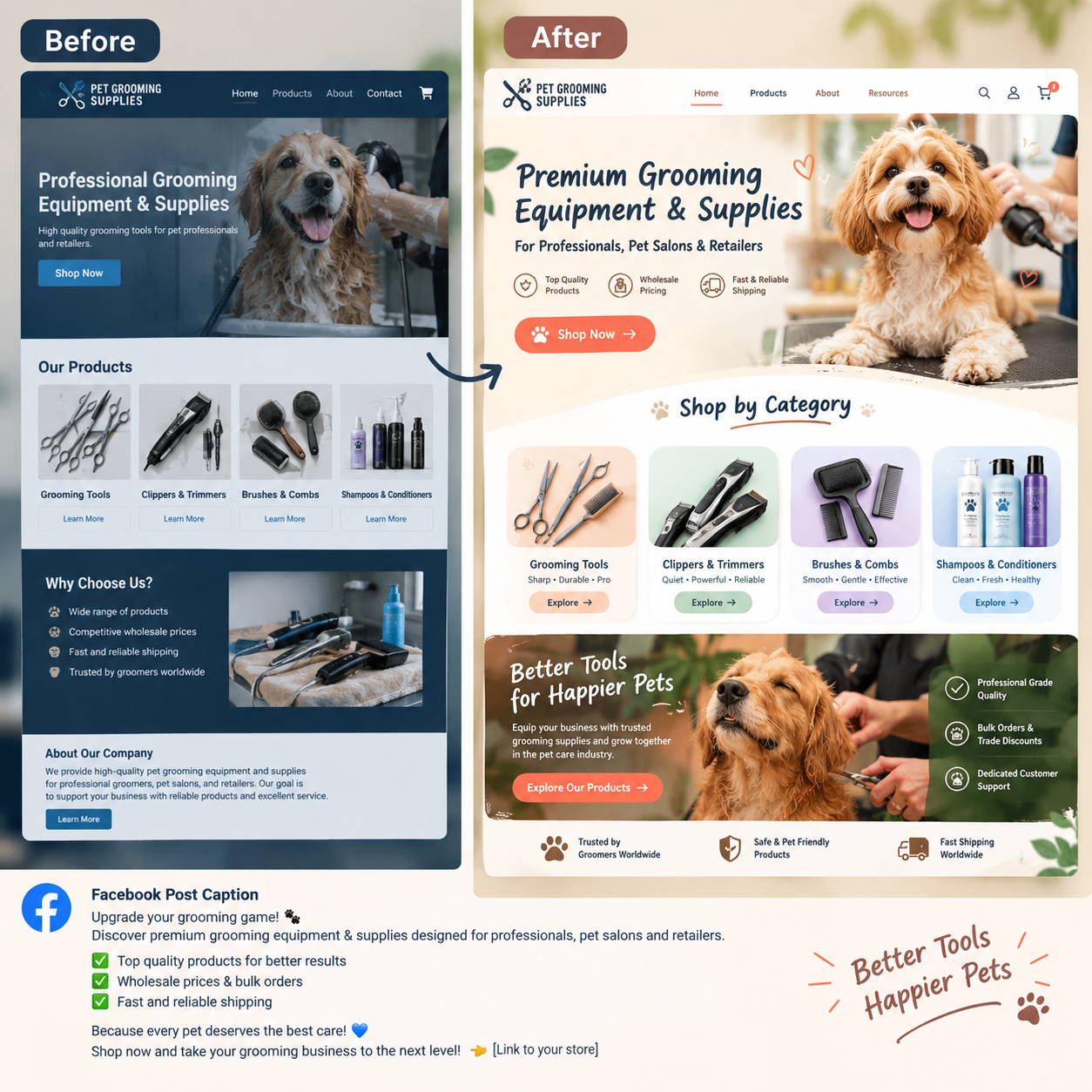 Pets Equipment & Supplies, Websites