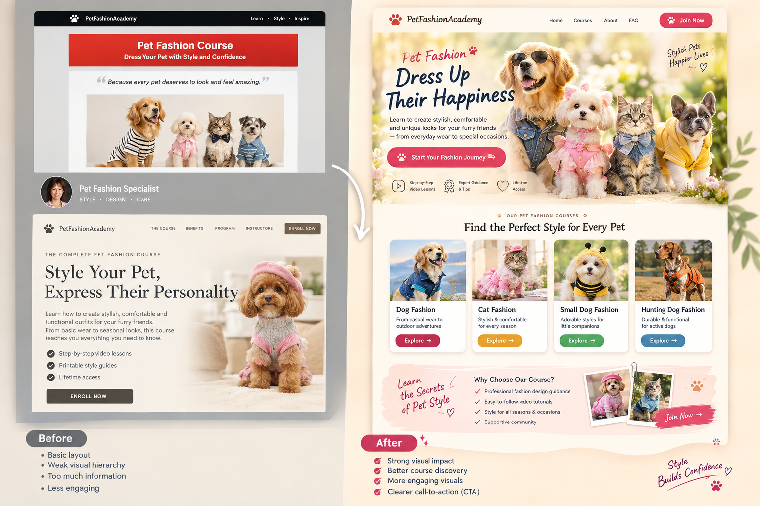 Pet Fashion Website, Style They’ll Love, Websites