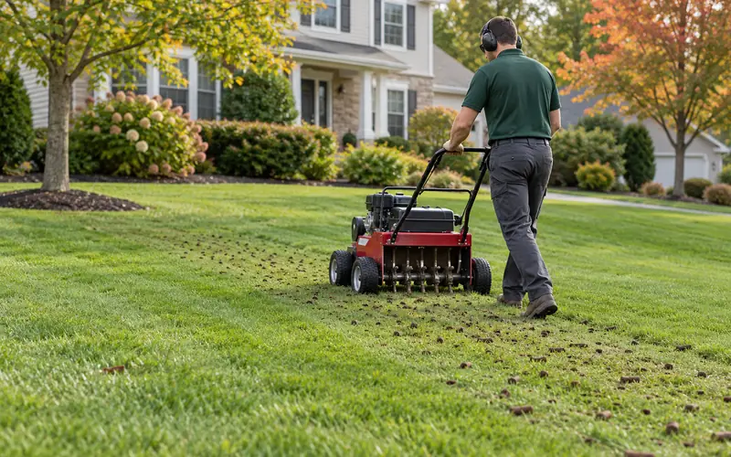 Aeration & Overseeding by SW Landscape and Nursery