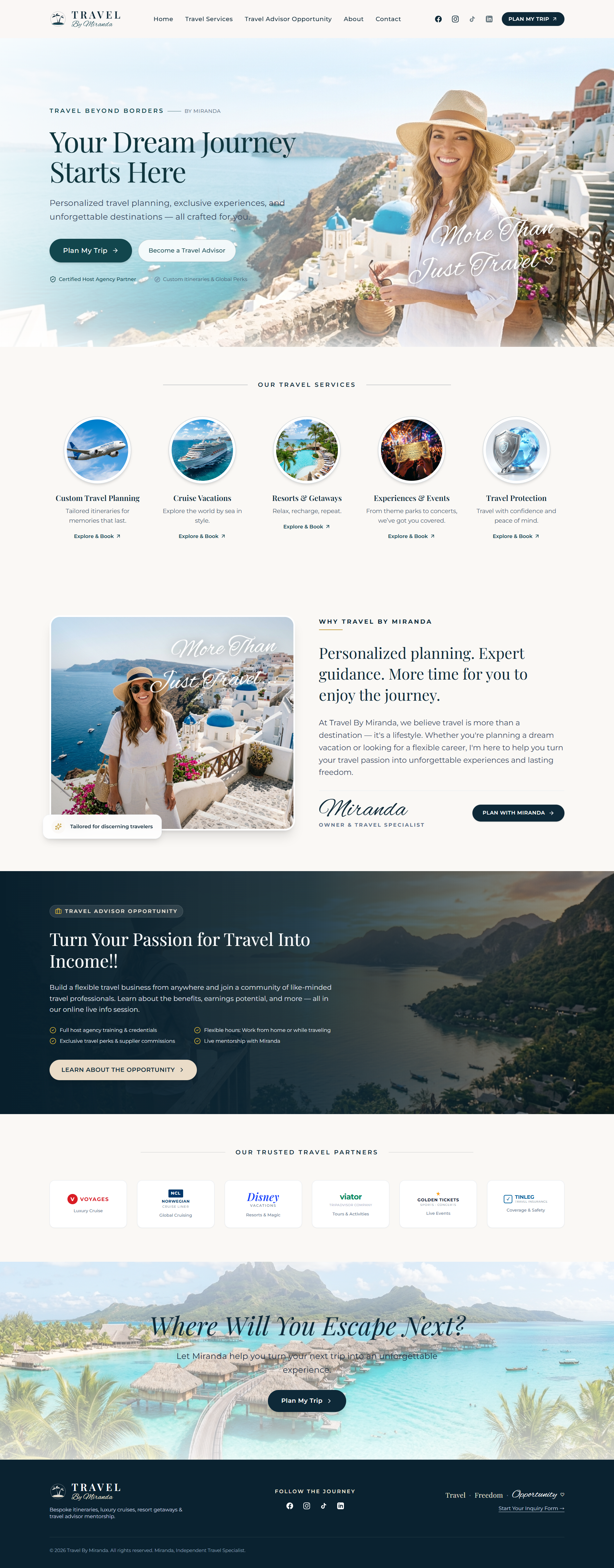Premium High-Converting Travel Agency Landing Page & Marketing Funnel, Funnels