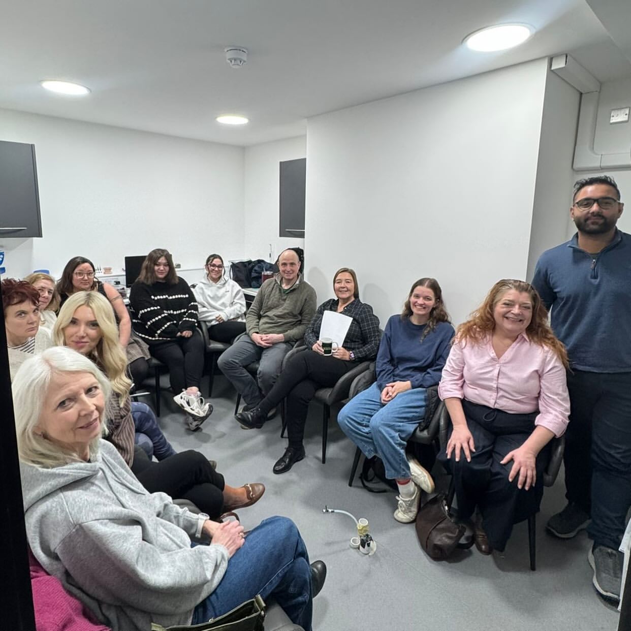 Patients and team at Corve Street Family Dental Practice