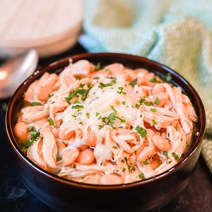 White chicken chili