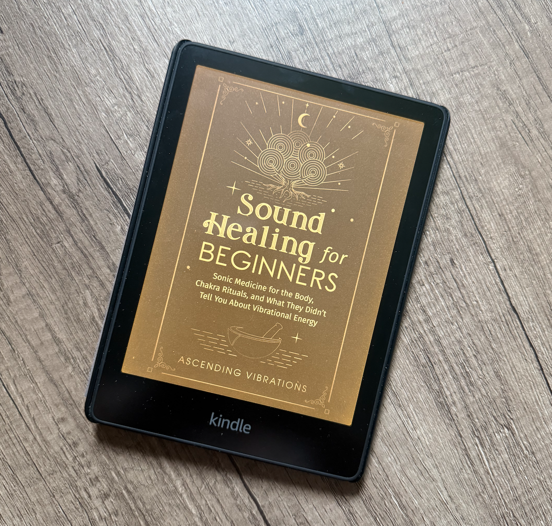 Cover of book Sound Healing for Beginners on Kindle