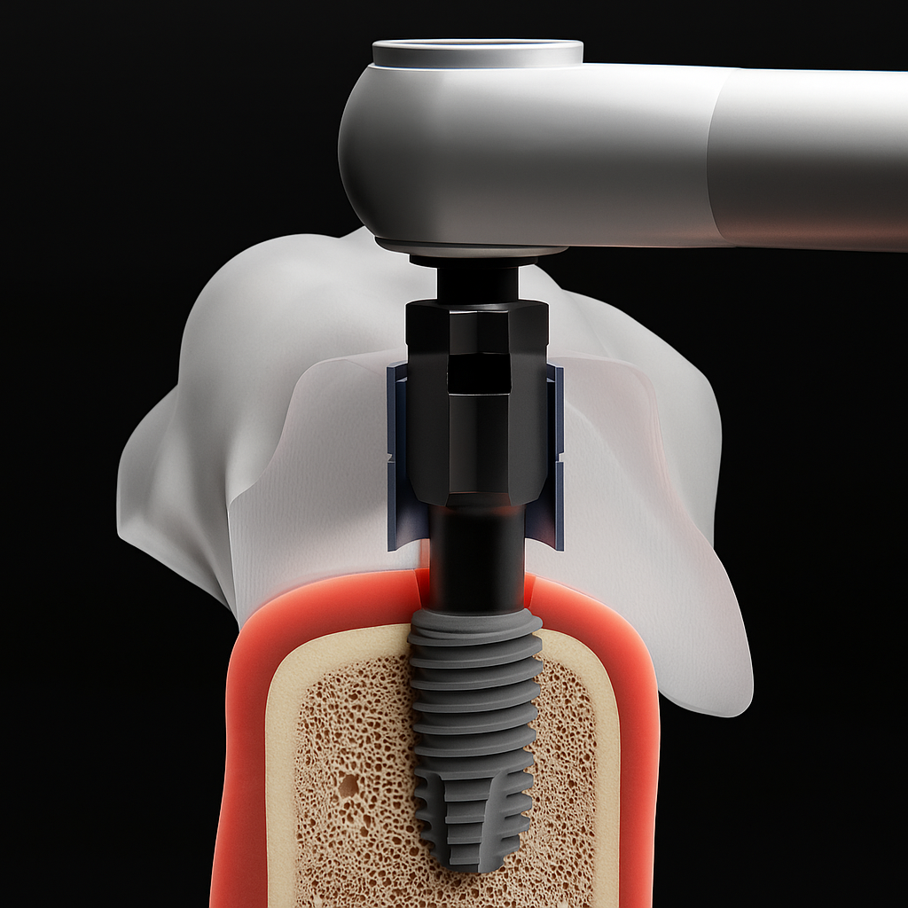 Cirugía de implantes dentales en Cali con planificación 3D
