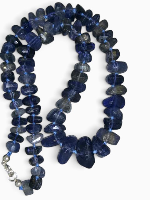Iolite Bead Necklace