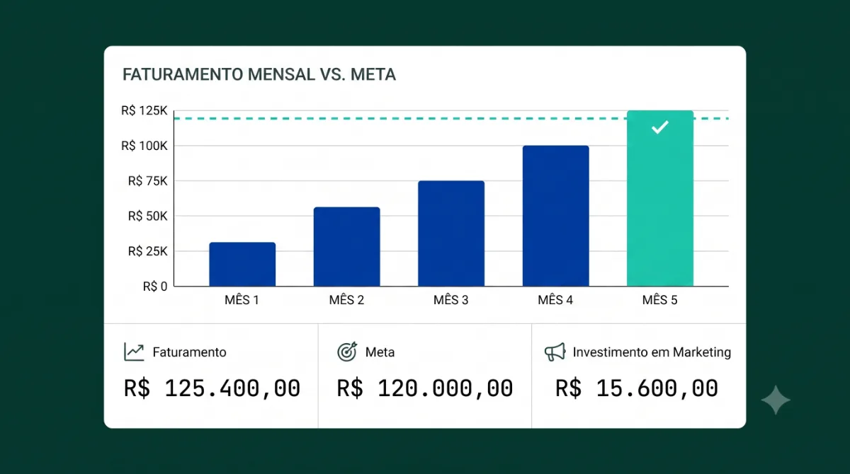 Planejamento Estratégico H2A — faturamento, meta e marketing