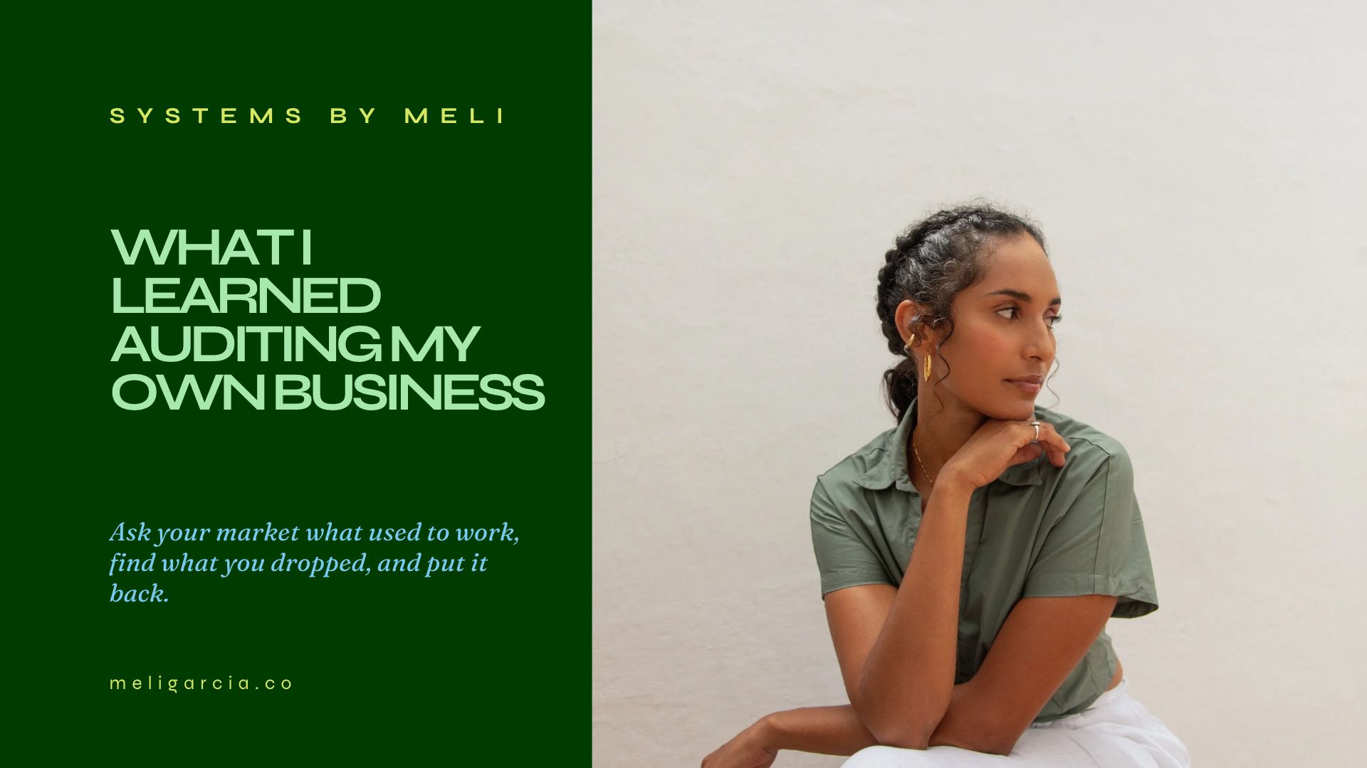 What I Learned Auditing My Own Business