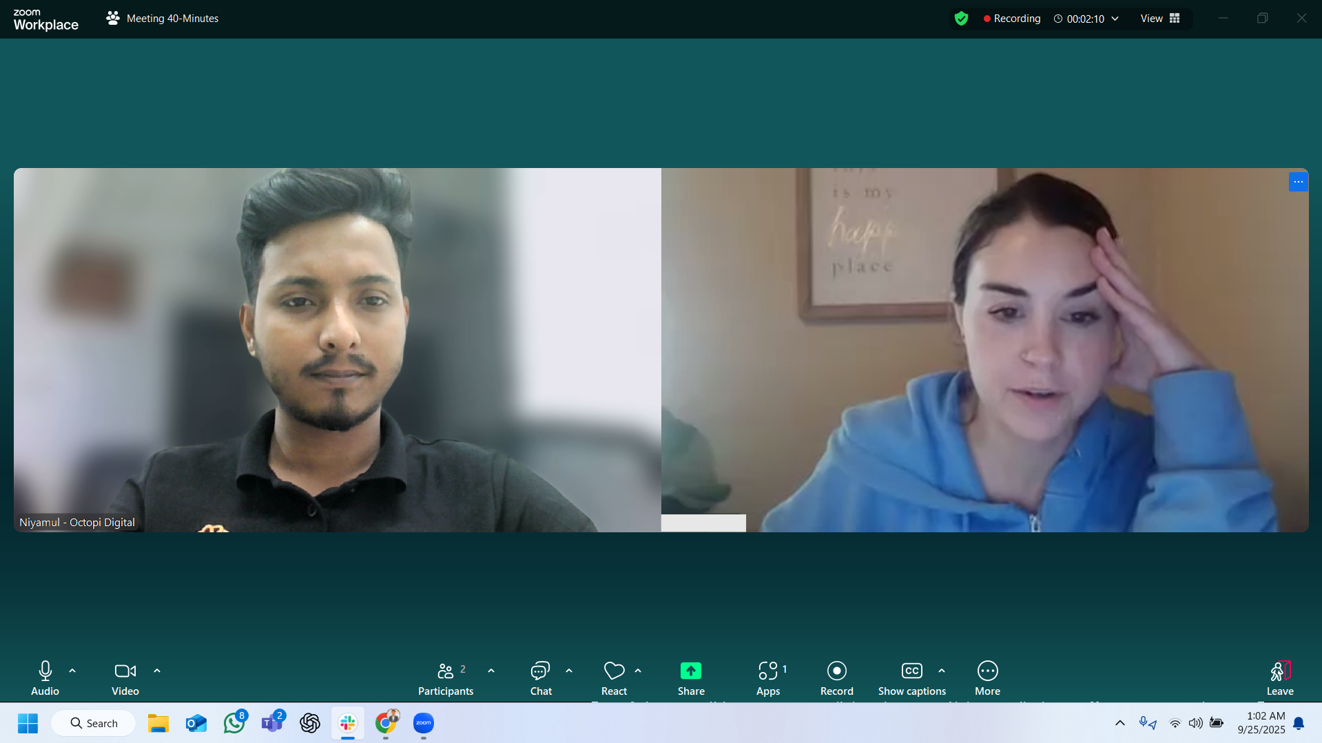 Client meeting