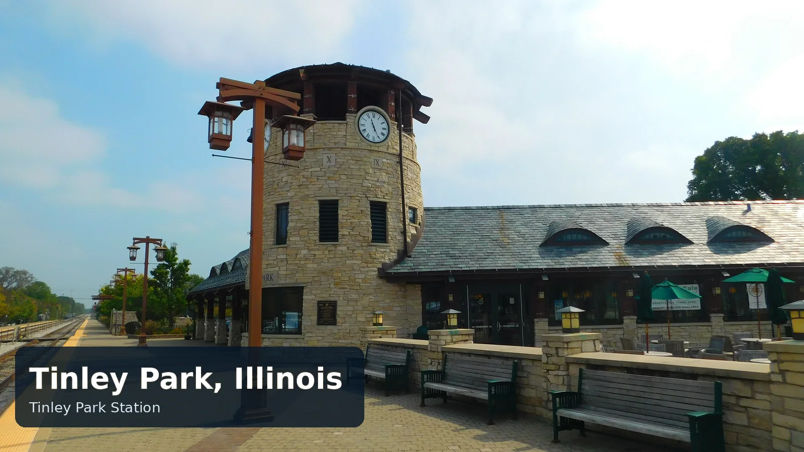 Tinley Park Station in Tinley Park, Illinois