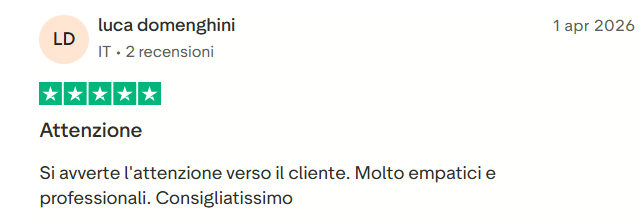 Recensione Trustpilot di uno studente GOAT Money