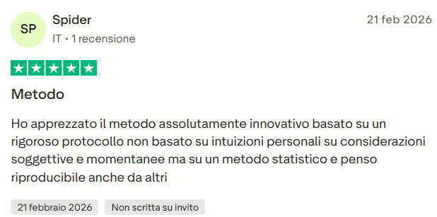 Recensione Trustpilot di uno studente GOAT Money