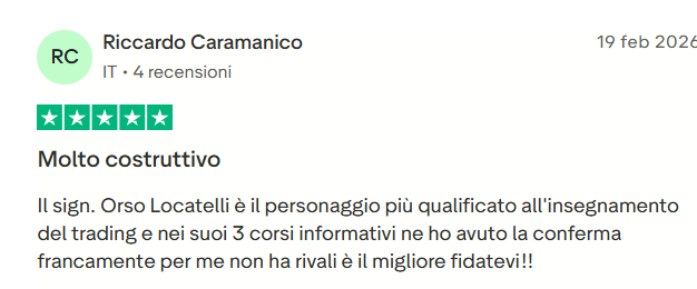 Recensione Trustpilot di uno studente GOAT Money