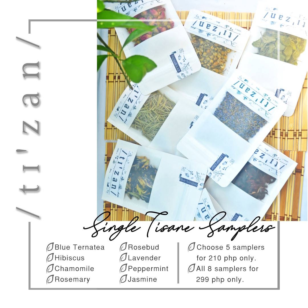Tizan single tisane sampler packs