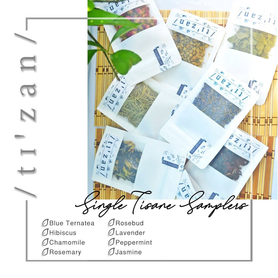 Tizan single tisane sampler packs