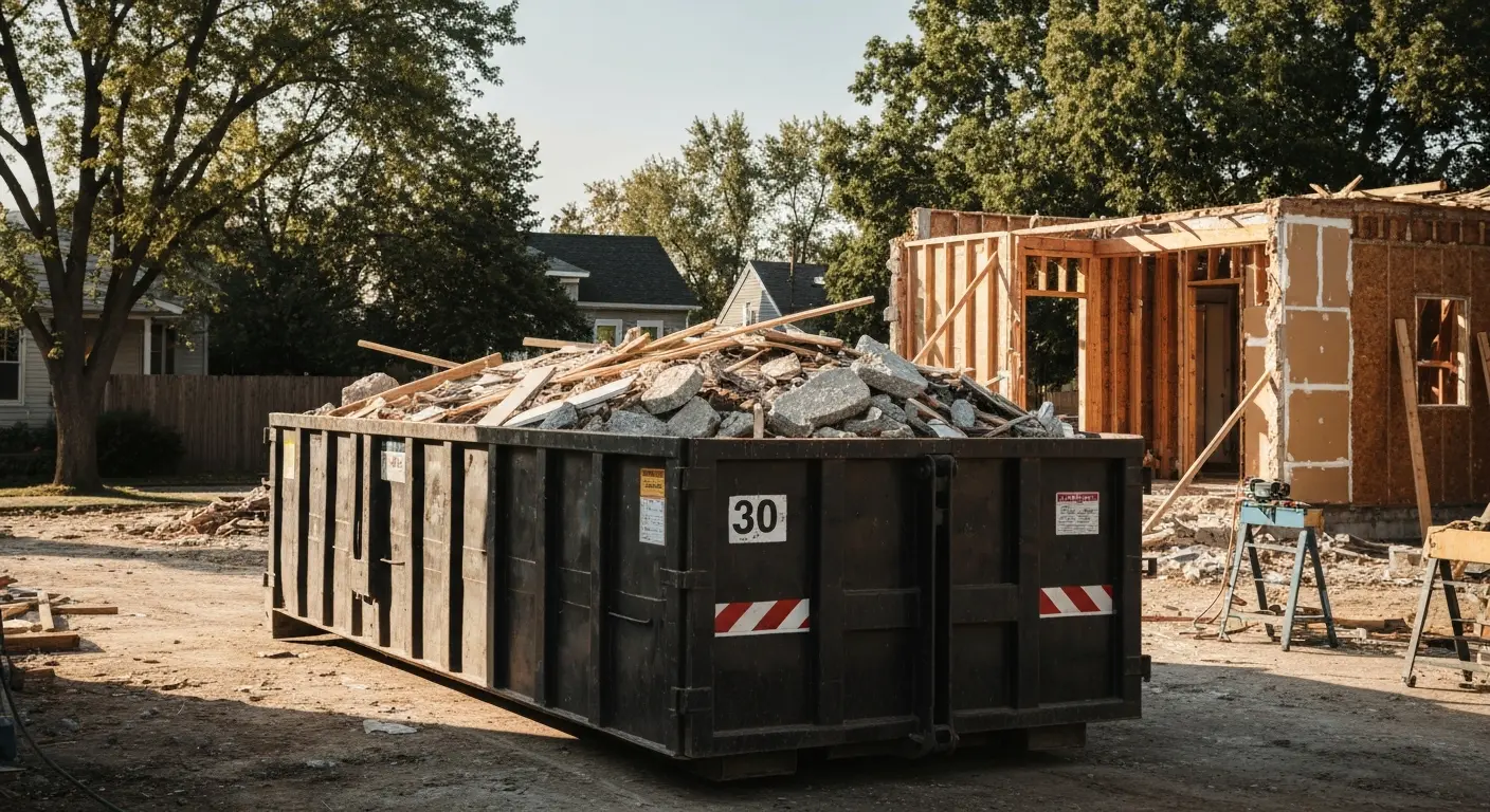 Large dumpster rental