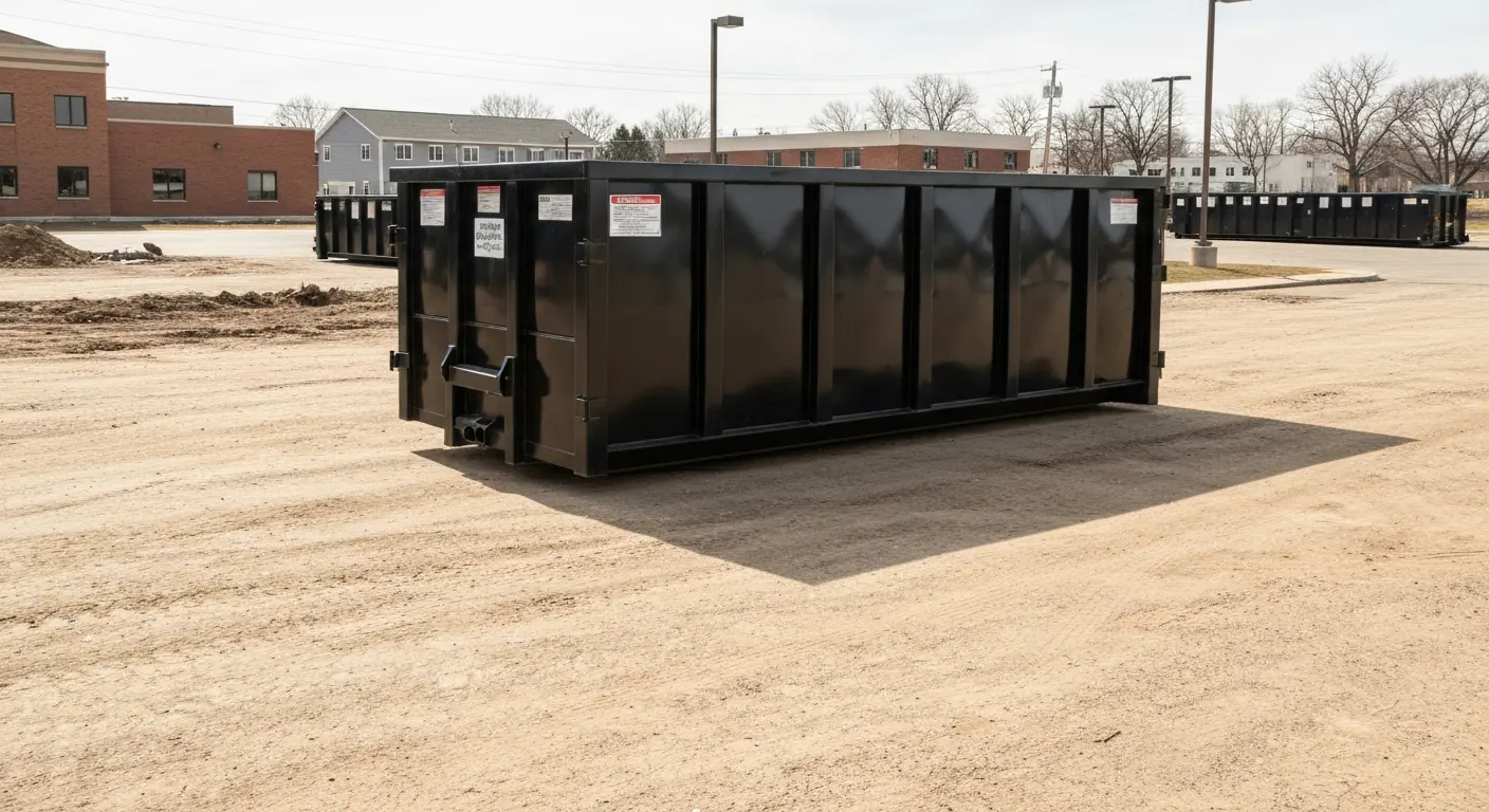 30-yard dumpster for commercial project