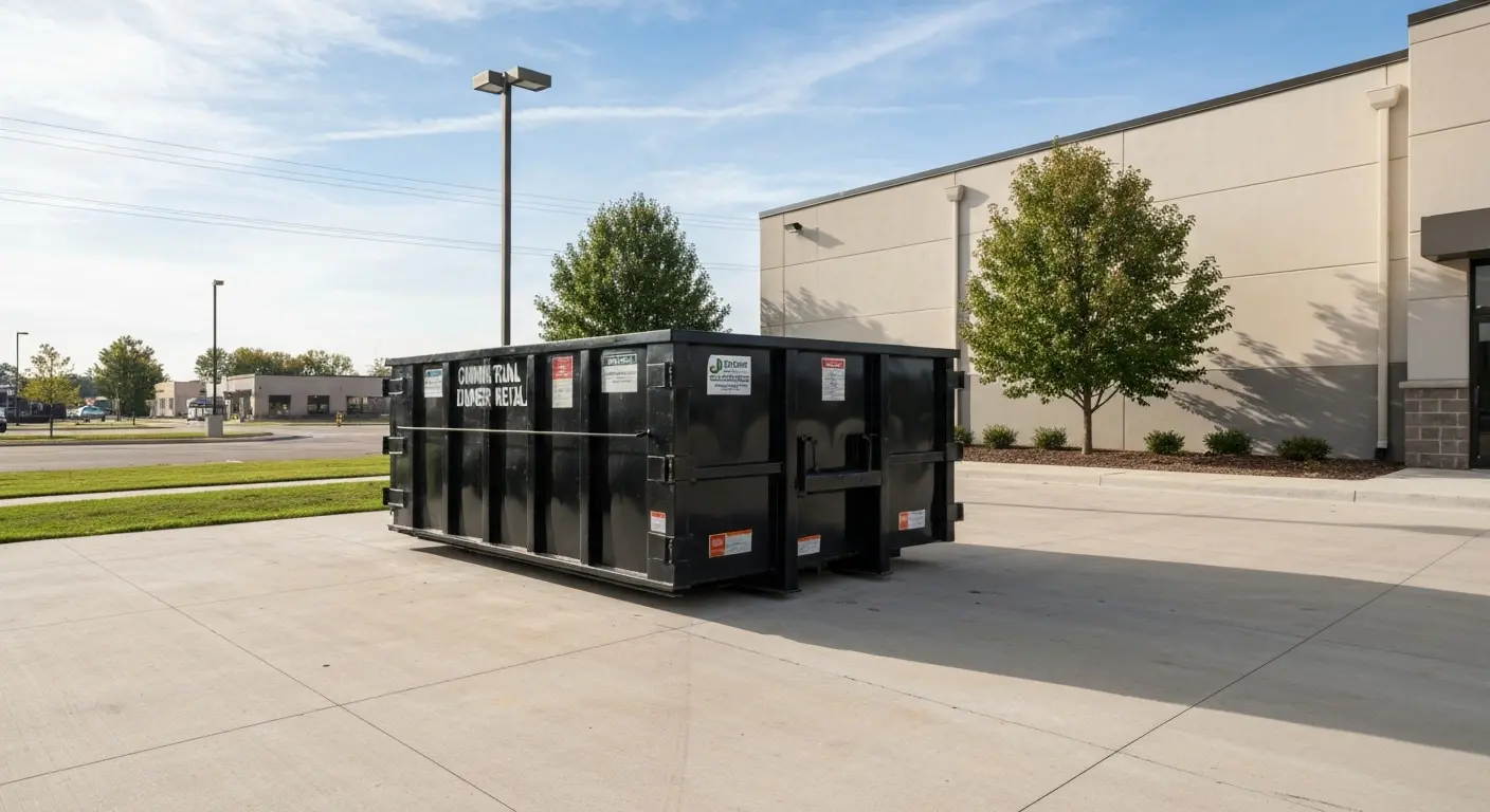 Commercial dumpster rental
