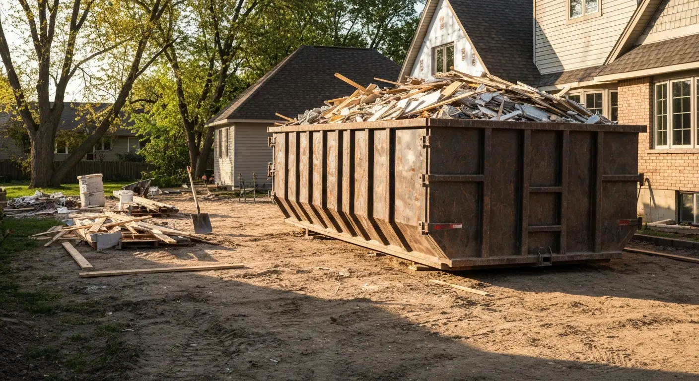 Construction dumpster rental