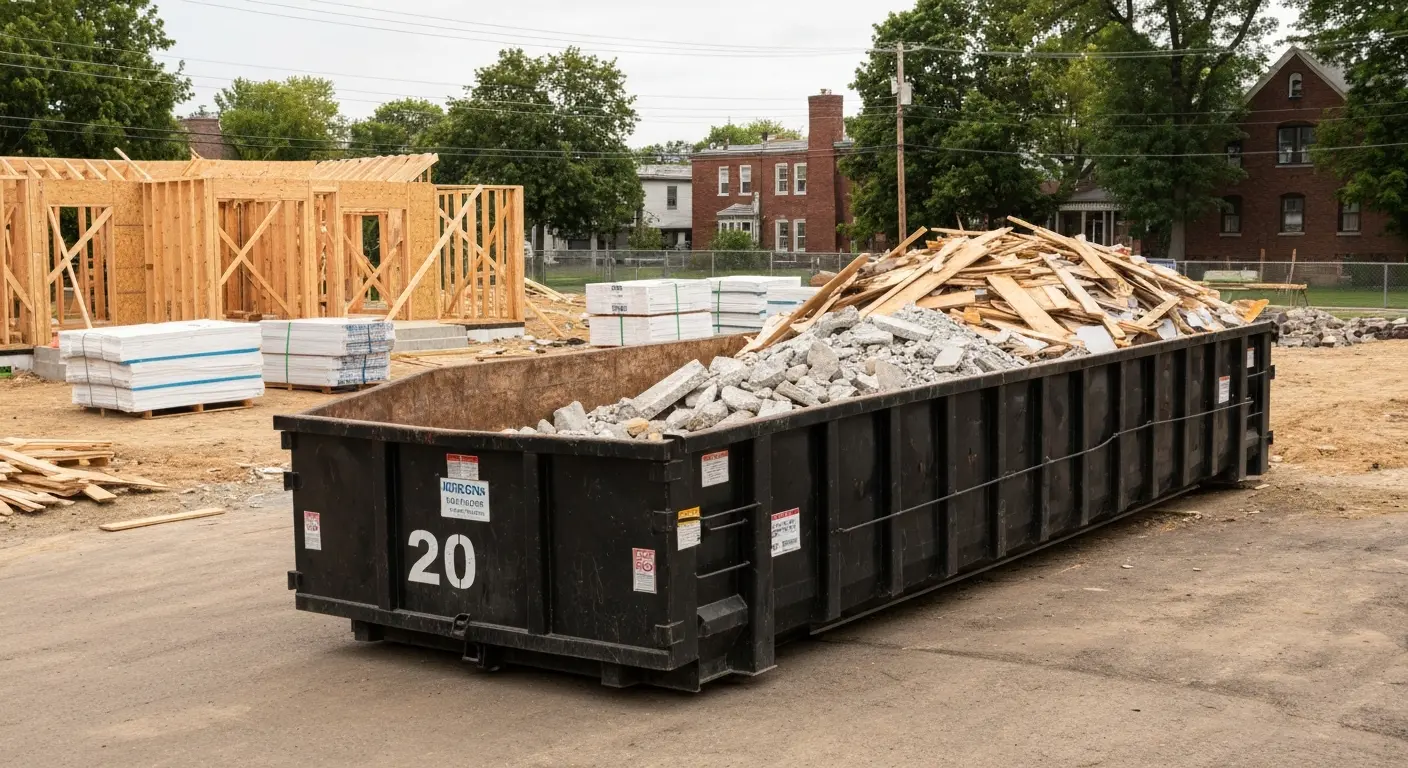 Construction dumpster rental