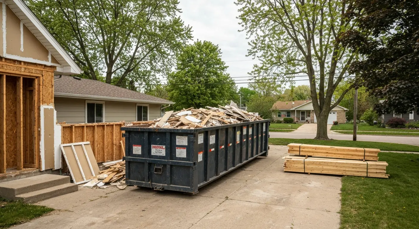 Residential dumpster rental