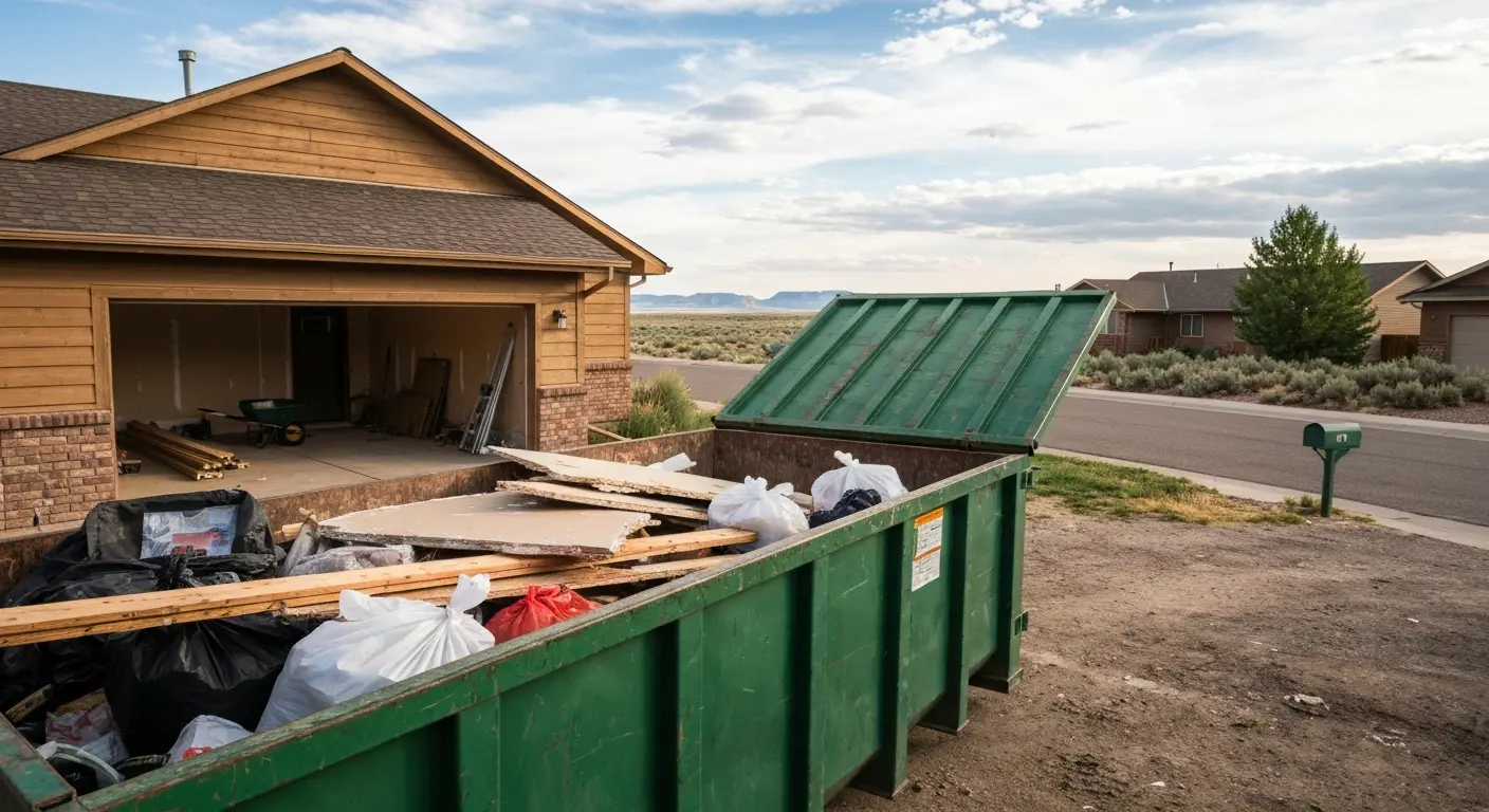 Residential dumpster service