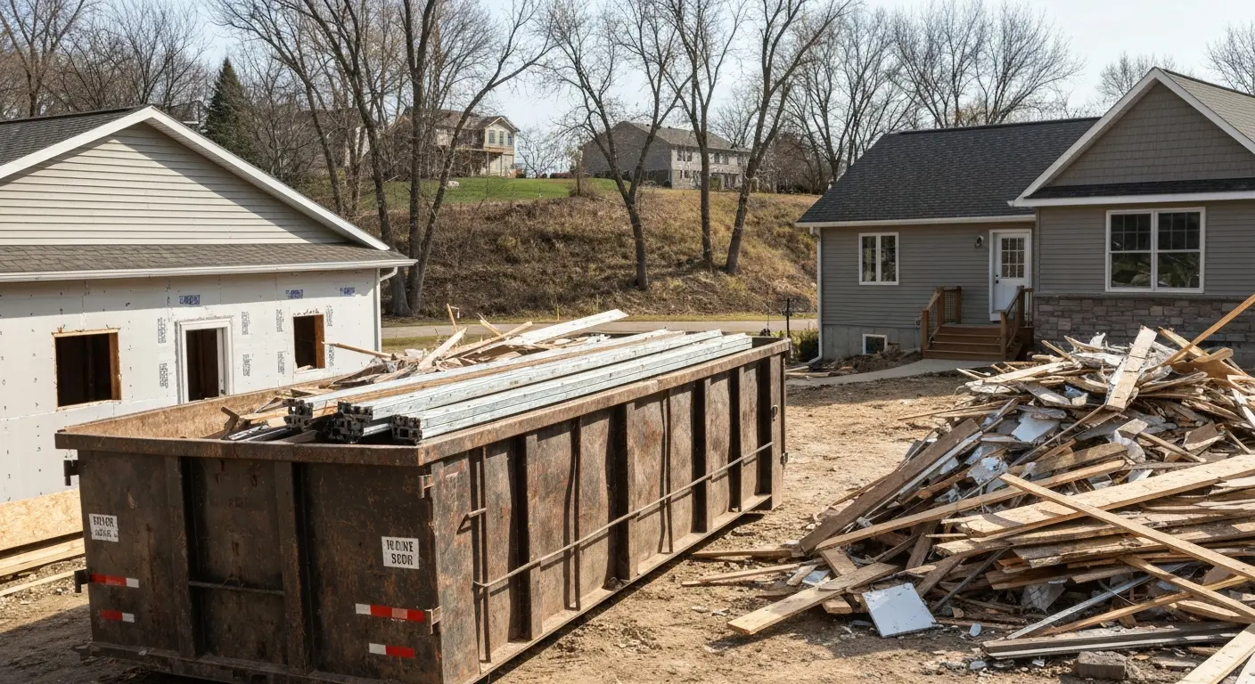 Construction dumpster rental
