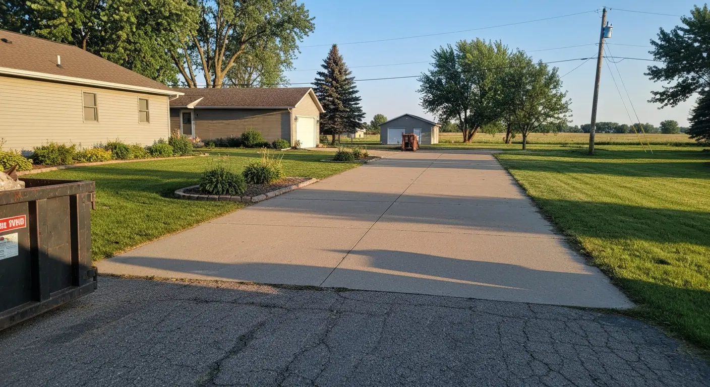 Residential dumpster placement