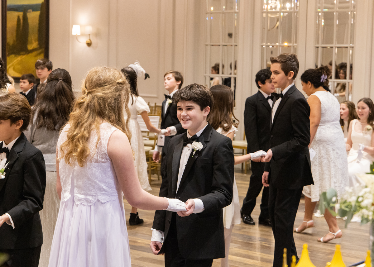 Junior Cotillion Middle School Children dancing in formals at he Grand Ball Nashville TN Richland Country Club