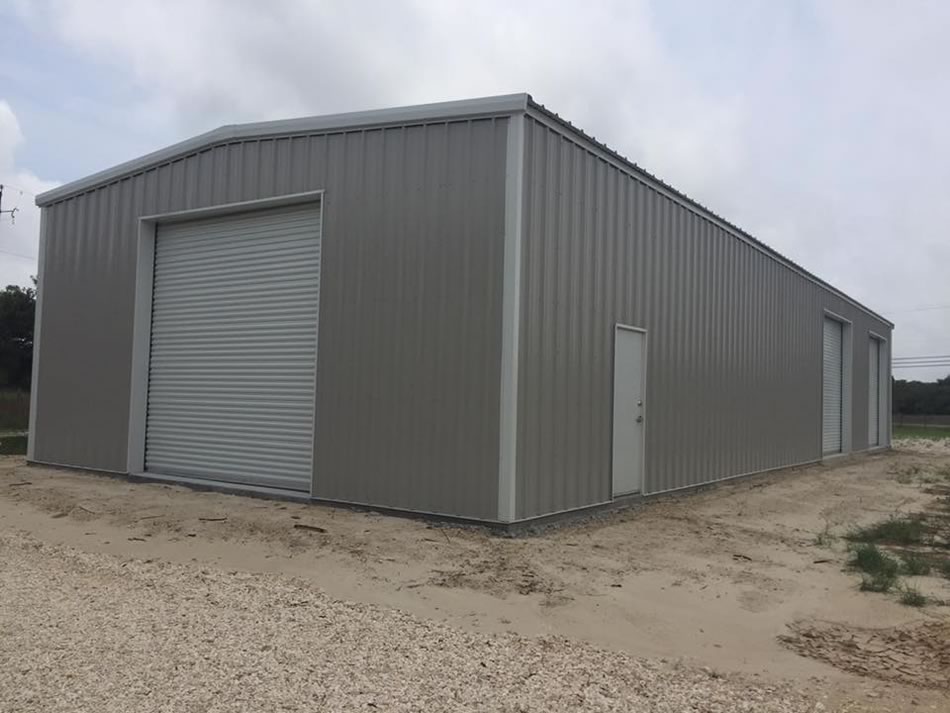 Spacious RV metal building and protective vehicle cover built in El Paso Texas
