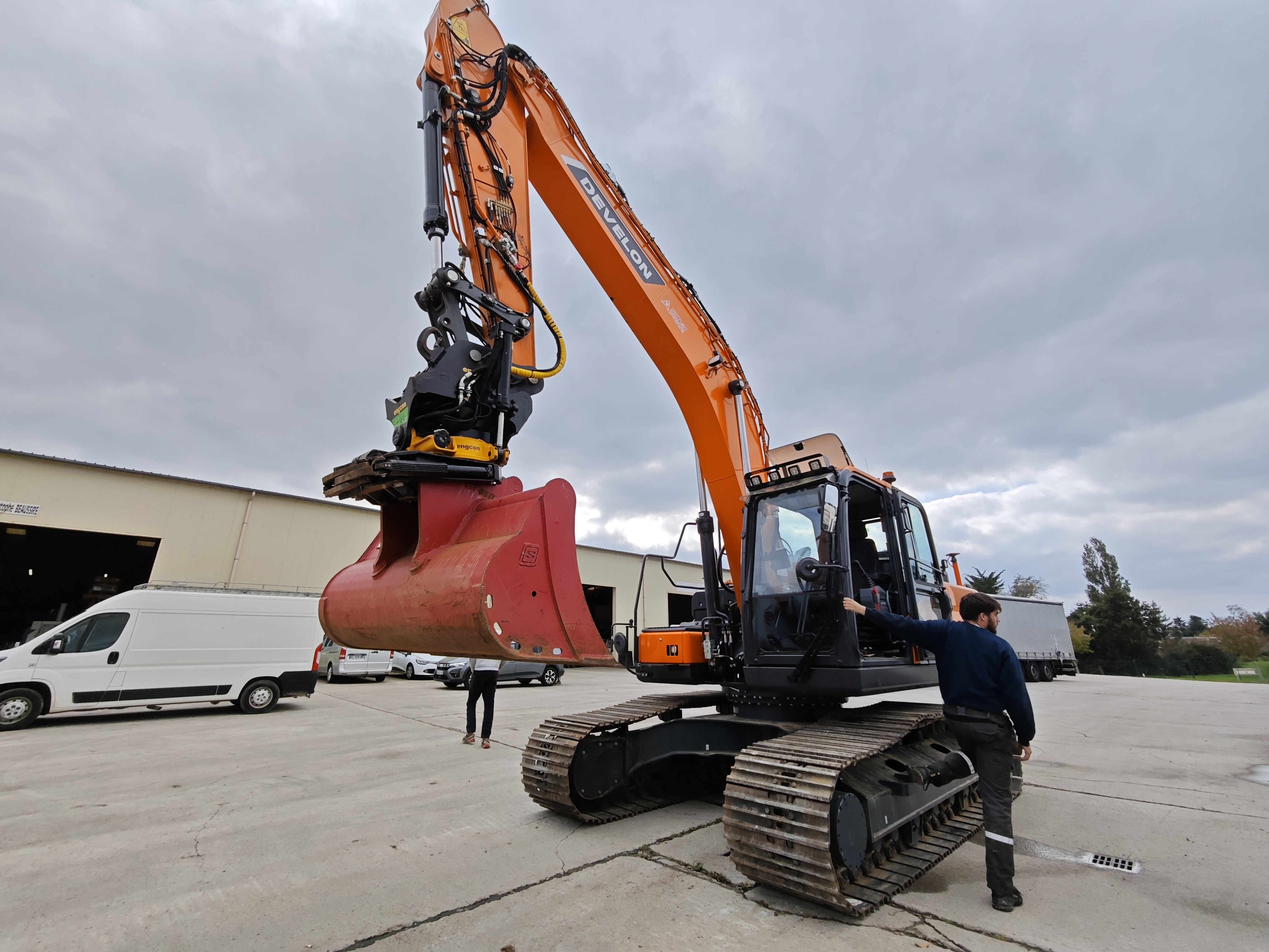 Installation L4 sur chantier
